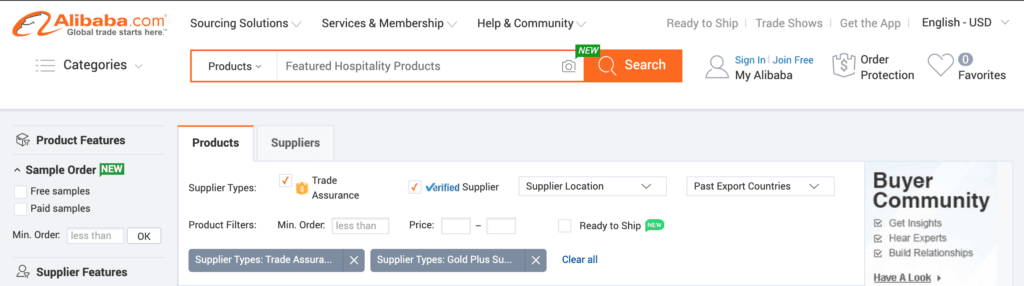 Alibaba Supplier Suche 1024x286